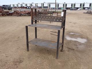 45in X 24in X 57in Steel Shop Table
