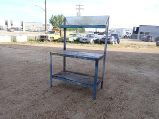 4ft X 25in X 6ft Steel Bench
