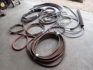 Qty Of Assorted 1/2in, 1in, 3/4in, 5/8in And 1 1/4in Air And Water Hose