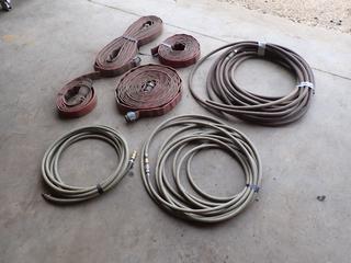 Qty Of 2in Discharge Hose c/w Air Hose *Note: (2) Hoses Need Fittings*