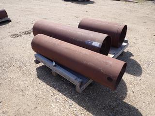(1) 41in Pipe w/ 19 1/2in OD, (1) 6ft Pipe w/ 19in OD And (1) 68in Pipe w/ 15 1/2in OD