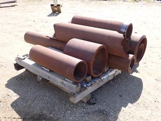 Qty Of Approx. 20in - 8ft Pieces Of Pipe w/ Approx. 9 3/4in - 17in OD