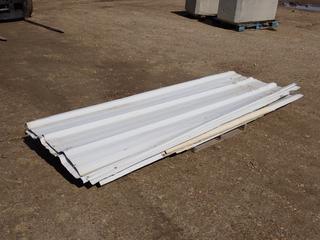 Qty Of (5) Pieces Of 170in X 40in Sheeting w/ Assorted Size Pieces