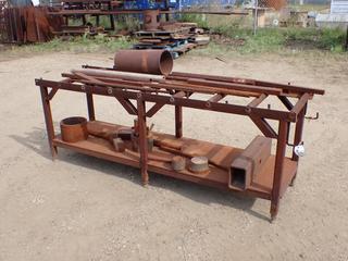 87in X 2ft X 32in Roller Conveyor