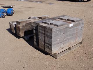 (2) Approx. 45in X 9in X 23in, (1) 50in X 9in X 23in, (1) 45in X 9in X 24in And (2) 50in X 12in X 9in Wooden Bunks