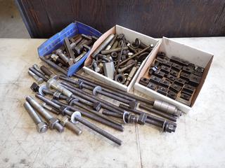 Qty Of Approx. 5in - 21in Threaded Rod, T-Nuts, Nuts And Bolts