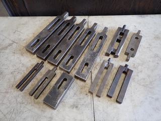 Qty Of Assorted Size 7in - 16in Bench Clamps 