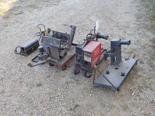 Qty Of Lincoln Electric Welders c/w Mckay PA-1 Wire Feeder And Welding Carts *Note: Parts Only*