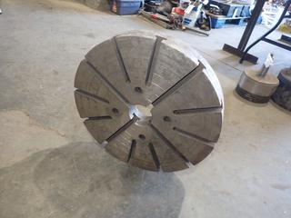 21in X 3in Lathe Face Plate w/ 3 1/4in OD