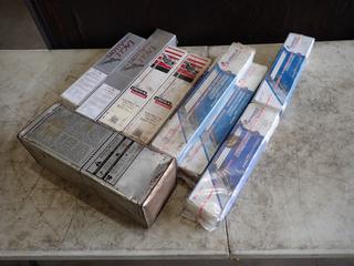 Qty Of 3/16in X 18in, 5/32in X 14in And 1/8in X 14in Air Liquide Blueshield Welding Rods, Eagle Alloy 1/8in And 3/16in Welding Rod And Lincoln Electric 3/32in And 5/32in Welding Rod