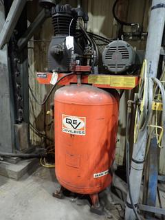 1985 DeVILBISS TAPV-5050 208/230/460V 3-Phase Air Compressor w/ 175PSI Max Operating Pressure. SN 10801 *Note: Buyer Responsible For Power Disconnect And Removal*