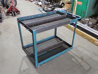 3ft X 2ft X 34in 2-Tier Shop Cart