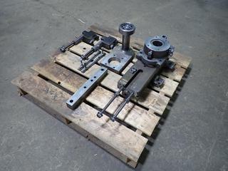 Custom Built Lathe Cross Slide To Thread Pipe Maintaining Wall To Fit Boring Mill Attachment