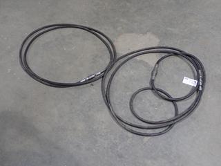 Qty Of (3) Assorted Length Matchmate Plus Hydraulic Hoses