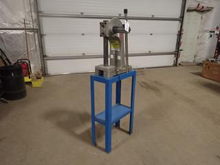 Arbor Press w/ 20in X 10 1/2in X 35in Stand. SN 03050 **This Item Is Located @ 1507 - 8 Street, Nisku AB, For More Info Contact Tony @ 780-935-2619**