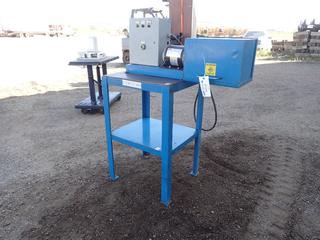O-Ring Slinger w/ Dayton 115V Belt Drive Fan Blower Motor. SN 03126 **This Item Is Located @ 1507 - 8 Street, Nisku AB, For More Info Contact Tony @ 780-935-2619**