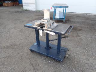 Wesco Mfg. LP-10-1836 Platform Cart w/ Punch Die **This Item Is Located @ 1507 - 8 Street, Nisku AB, For More Info Contact Tony @ 780-935-2619**