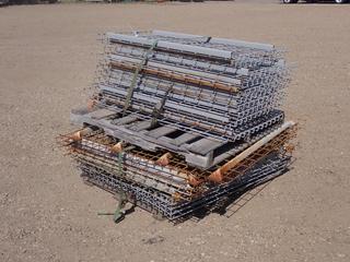 Qty Of 2ft X 4ft And 52in X 4ft Pallet Racking Shelving **This Item Is Located @ 1507 - 8 Street, Nisku AB, For More Info Contact Tony @ 780-935-2619**