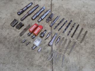 Qty Of Drill Bits, Centers, Taper Pins And Reamers
