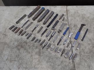 Qty Of Lathe Tool Holders, Boring Bar, Indexable Holder And Inserts
