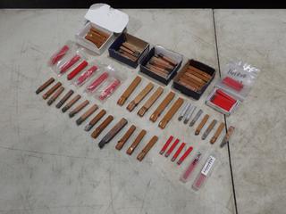 Qty Of Assorted Lathe Carbide Tipped Turning Tools