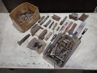 Qty Of Assorted Tool Holders, Thread Tap, Boring Bars, Tap Plug And Inserts