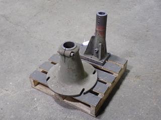 Boring Bar Holder And Spindle Support To Fit Boring Mill 