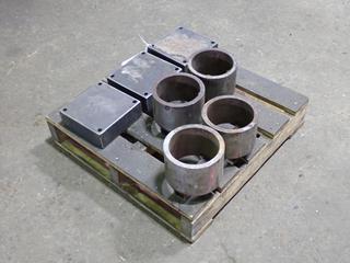 Qty Of Facing Head Counterweights And Custom Built V-Blocks