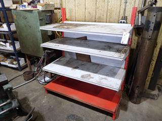 4ft X 22in X 55in 4-Tier Storage Shelf