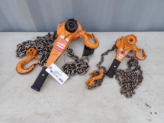 (1) Kito 3-Ton And (1) Kito 3/4-Ton Come Alongs
