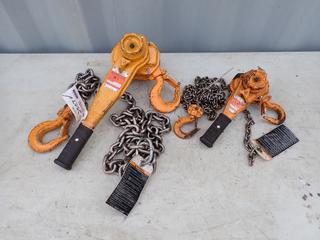 (1) Kito 3-Ton And (1) Kito 3/4-Ton Come Alongs