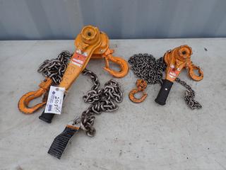 (1) Kito 3-Ton And (1) Kito 3/4-Ton Come Alongs