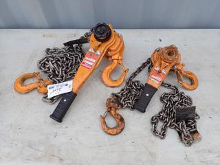 (1) Kito 3-Ton And (1) Kito 1 1/2-Ton Come Alongs