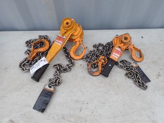 (1) Kito 3-Ton And (1) Kito 1 1/2-Ton Come Alongs