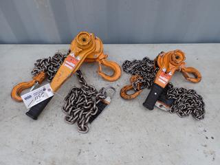 (1) Kito 3-Ton And (1) Kito 1 1/2-Ton Come Alongs