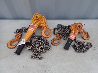 (1) Kito 3-Ton And (1) Kito 1 1/2-Ton Come Alongs