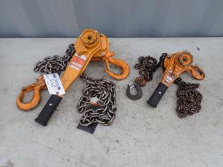 (1) Kito 3-Ton And (1) Kito 3/4-Ton Come Alongs