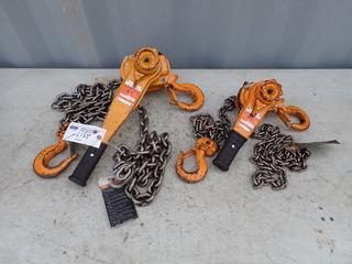 (1) Kito 3-Ton And (1) Kito 1 1/2-Ton Come Alongs
