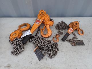 (1) Kito 6-Ton And (1) Kito 3/4-Ton Come Alongs