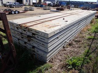 (1) 36ft X 94in X 6in 10-Ton Press Stress Concrete Pump Jack Skid *Note Buyer Responsible For Removal*