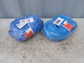 (2) Unused Tuflex Liftall 10ft Round Slings
