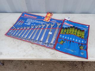 Westward 1/4in - 1 1/4in Wrenches c/w 12-Pc Screwdriver Set And Knife