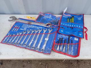 Westward 1/4in - 1 1/8in Wrenches c/w Knife, Incomplete Punch And Chisel Set And Incomplete Screwdriver Set *Note: Missing 1 1/4in Wrench*