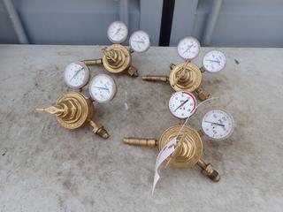Qty Of (4) Uniweld Gas Regulators