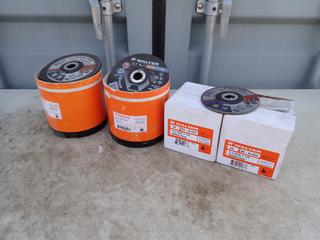 (2) Packs Of Incomplete Walter Pipefitter 6in X 5/32in X 7/8in And Walter Pipefitter 5in X 5/32in X 7/8in Grinding Discs