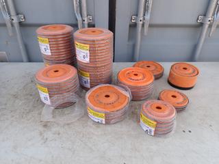 Qty Of Walter Enduro-Flex Eco Trim 7in X 7/8in And 5in X 7/8in 80, 60 And 40 Grit Abrasive Flap Discs