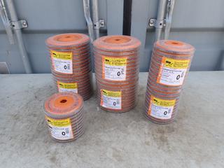 Qty Of Unused Walter Enduro-Flex Eco Trim 7in X 7/8in 80 Grit, 7in X 7/8in 60 Grit, 5in X 7/8in 40 Grit And 5in X 7/8in 60 Grit Abrasive Flap Discs