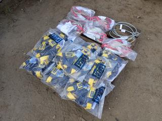 Qty Of (9) Unused Sala Safety Harnesses c/w (5) Protecta Double Leg Shock Absorbing Lanyards