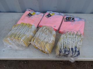 (2) Size XXL And (1) Size XL Unused Viking Handyman FR Rain Coats And Qty Of BDG Cowhide Gloves