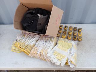 Qty Of BW Gas Alert Clip Extreme Gas Detectors c/w Qty Of BDG Cowhide Gloves And Knee Pads